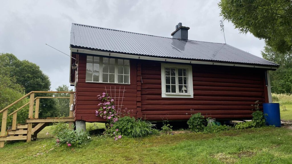 vakantiehuis Varmland zijaanzicht